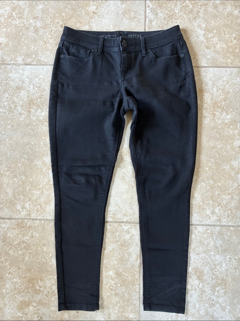 The Limited Skinny Dark Black Women's Skinny Leg Jeans 312